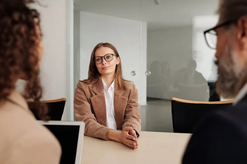 body language in an interview